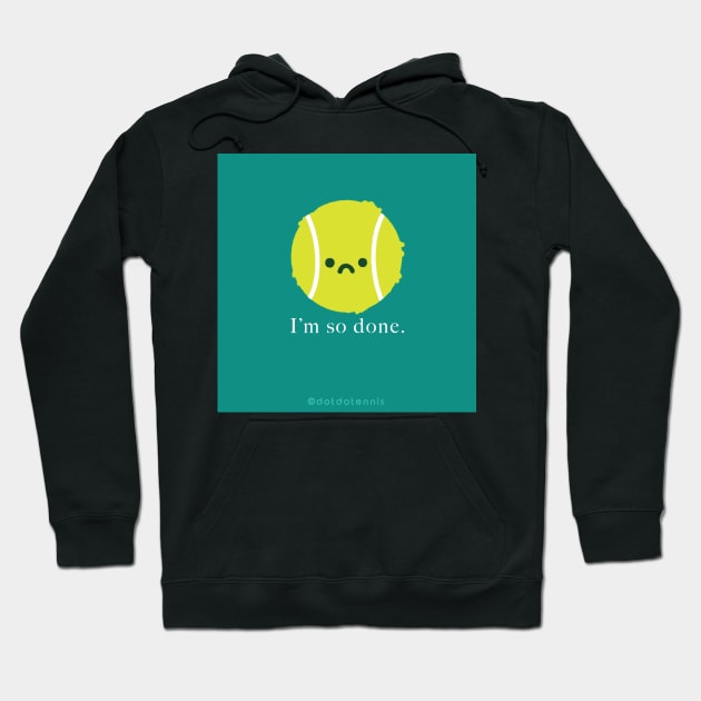 Tennis Ball - After Practice Hoodie by dotbyedot